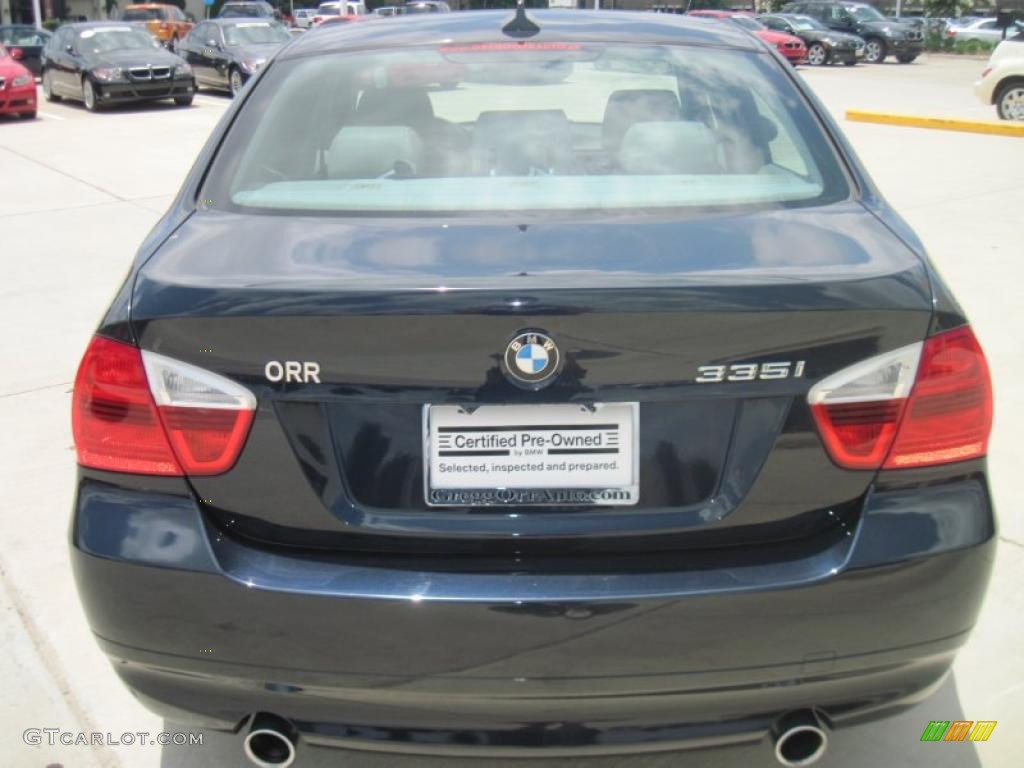 2007 3 Series 335i Sedan - Monaco Blue Metallic / Grey photo #6