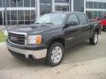 2008 Onyx Black GMC Sierra 1500 SLE Crew Cab  photo #1