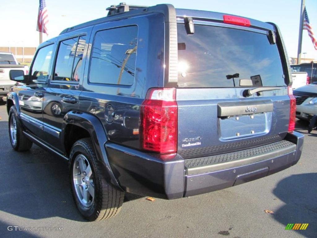 2010 Commander Sport 4x4 - Modern Blue Pearl / Dark Slate Gray photo #8