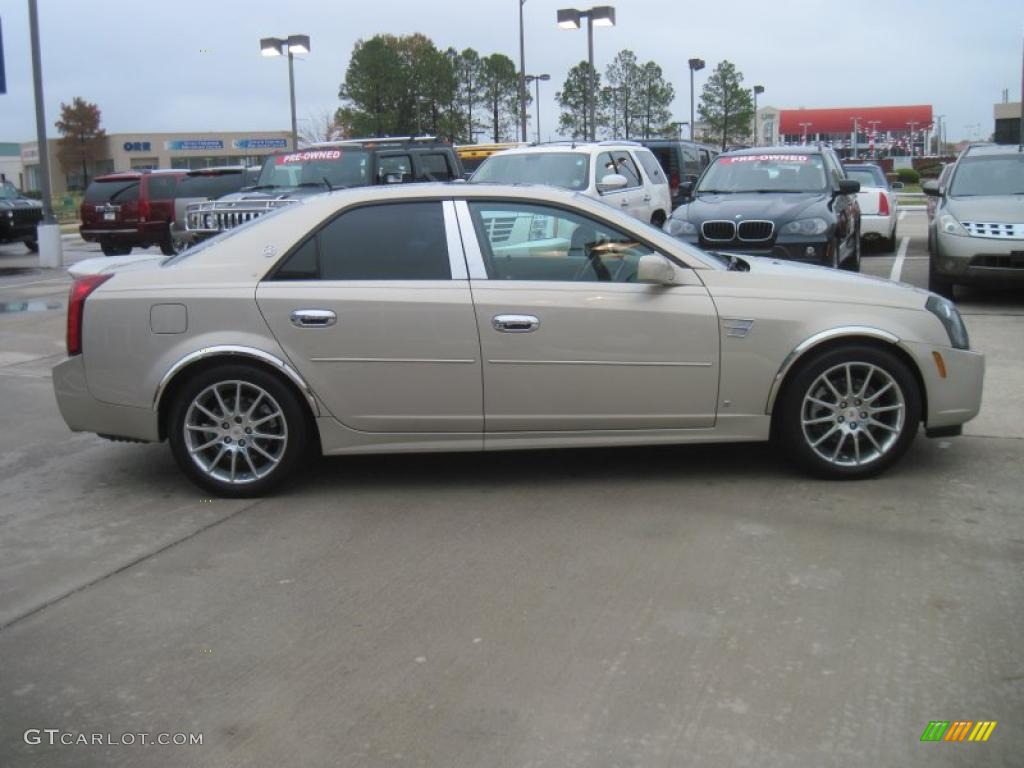 2007 CTS Sedan - Gold Mist / Cashmere photo #4