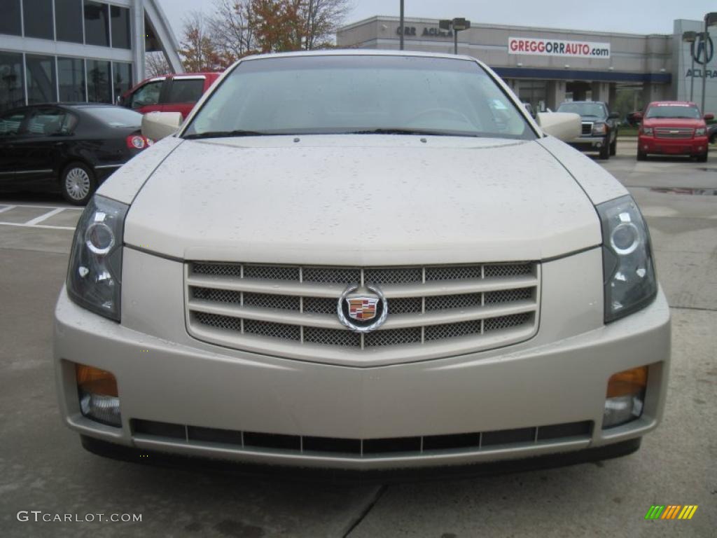 2007 CTS Sedan - Gold Mist / Cashmere photo #5