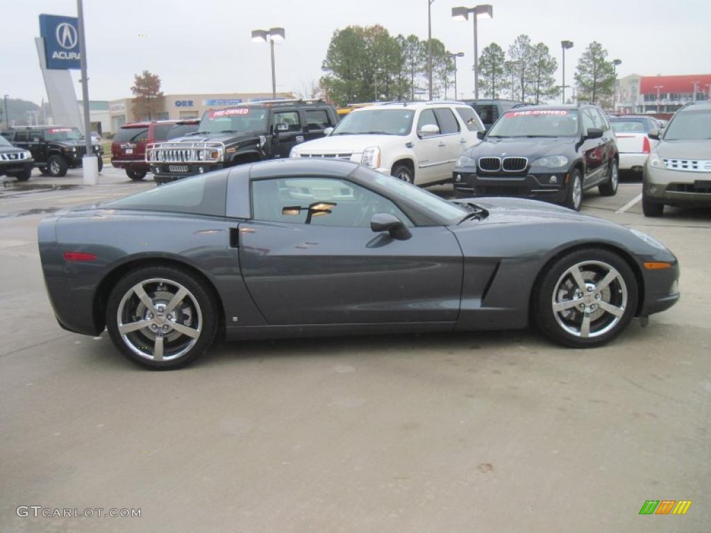 Cyber Gray Metallic 2009 Chevrolet Corvette Coupe Exterior Photo #40055860