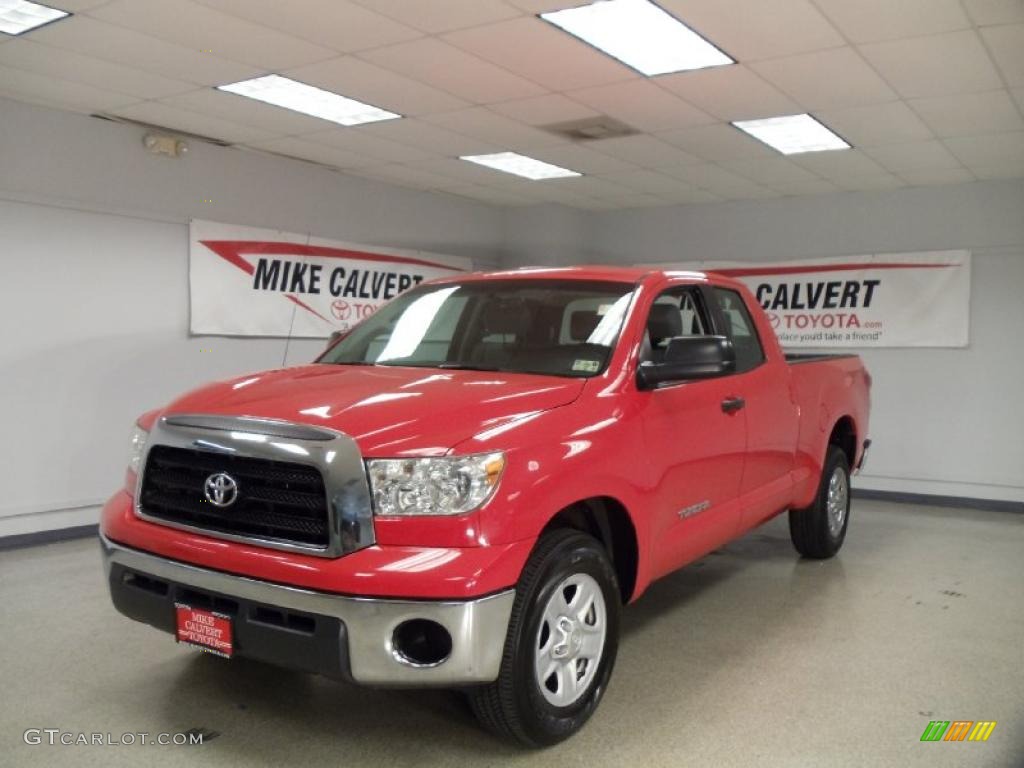 2008 Tundra Double Cab - Radiant Red / Graphite Gray photo #1