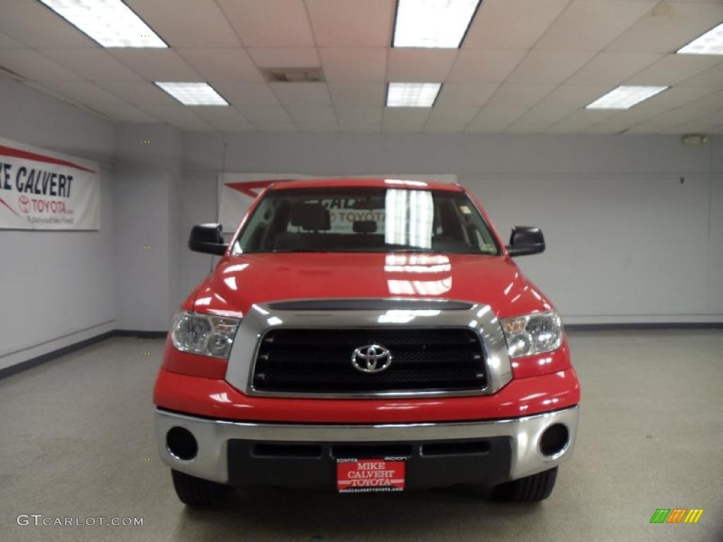 2008 Tundra Double Cab - Radiant Red / Graphite Gray photo #2
