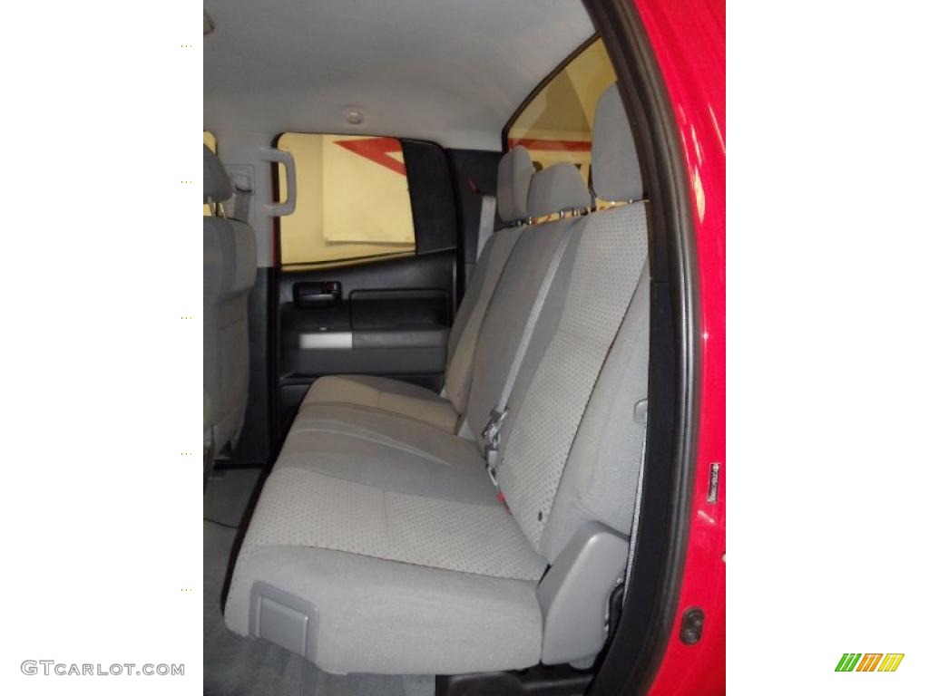 2008 Tundra Double Cab - Radiant Red / Graphite Gray photo #17