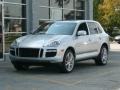 2008 Crystal Silver Metallic Porsche Cayenne Turbo  photo #1