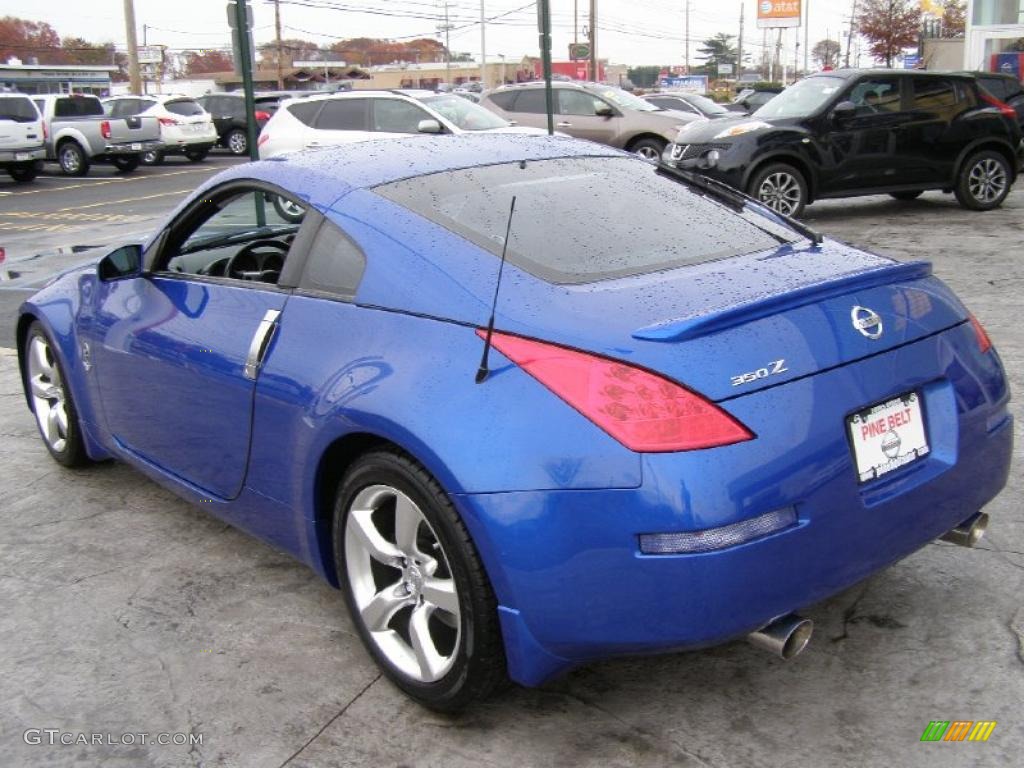 Daytona Blue Metallic 2007 Nissan 350Z Coupe Exterior Photo #40057503