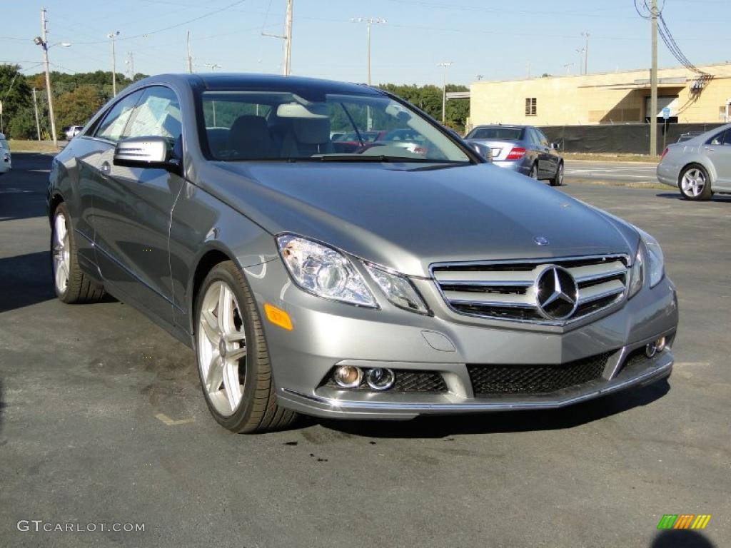 2011 E 350 Coupe - Palladium Silver Metallic / Ash/Dark Grey photo #4