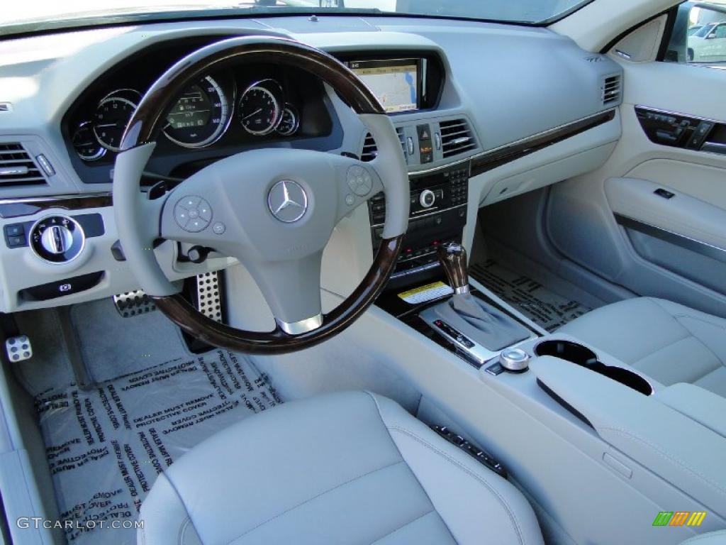 2011 E 350 Coupe - Palladium Silver Metallic / Ash/Dark Grey photo #6