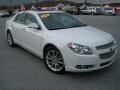 White Diamond Tricoat - Malibu LTZ Sedan Photo No. 7