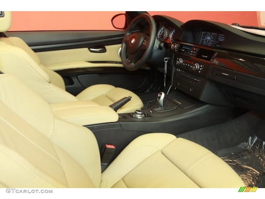Bamboo Beige Novillo Leather Interior 2009 BMW M3 Convertible Photo #40059507