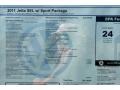 2011 Volkswagen Jetta SEL Sedan Window Sticker