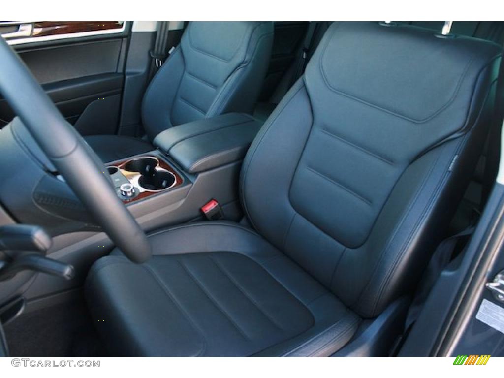 Black Anthracite Interior 2011 Volkswagen Touareg VR6 FSI Lux 4XMotion Photo #40060043