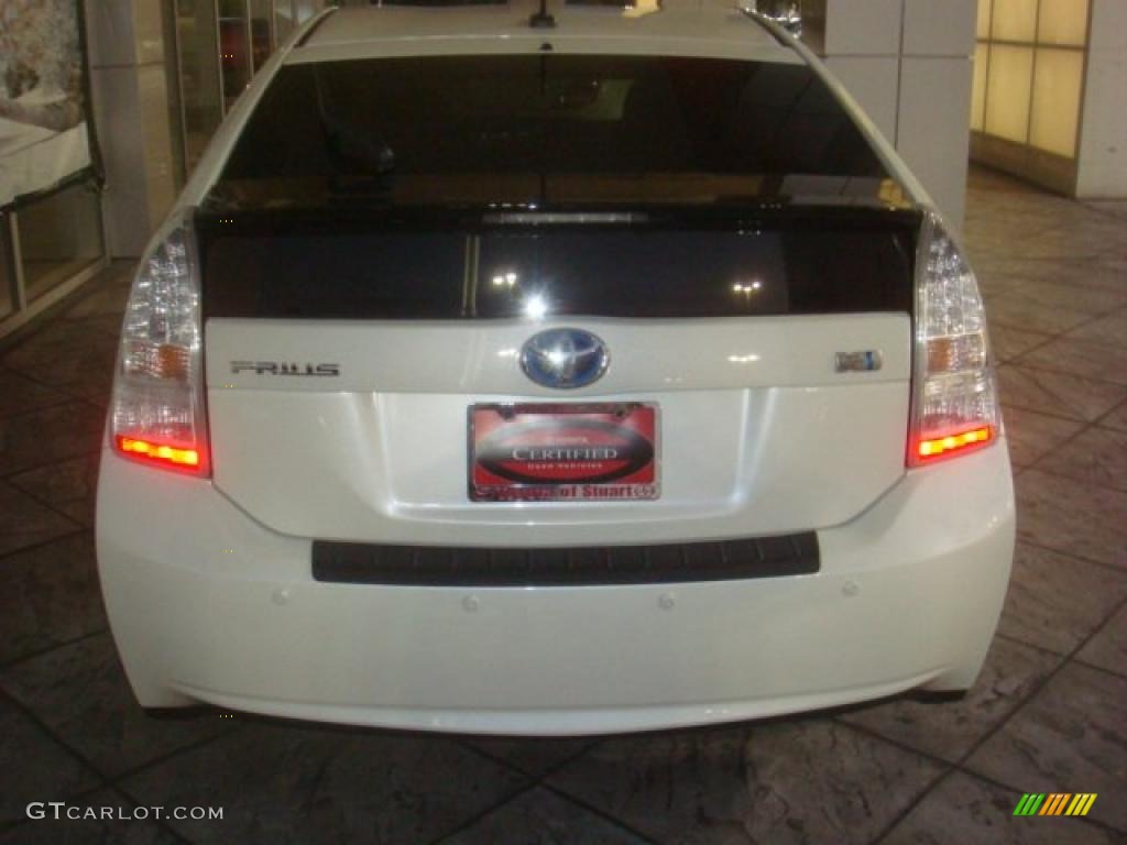 2010 Prius Hybrid III - Blizzard White Pearl / Misty Gray photo #7