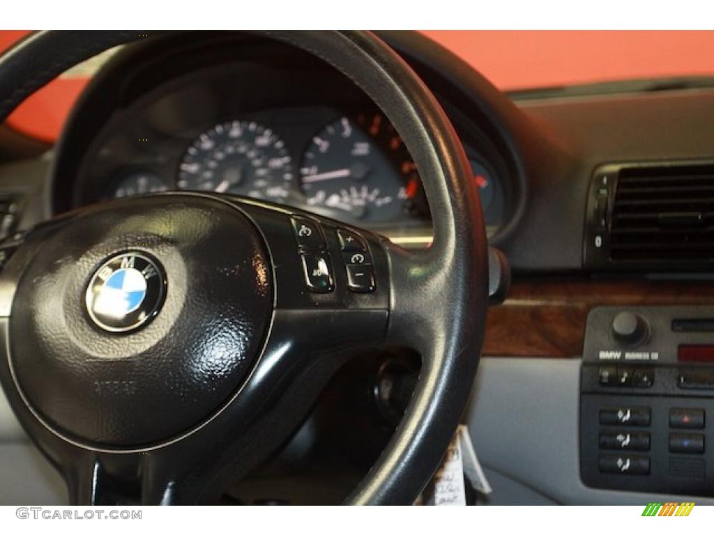 2004 3 Series 325i Convertible - Titanium Silver Metallic / Grey photo #22