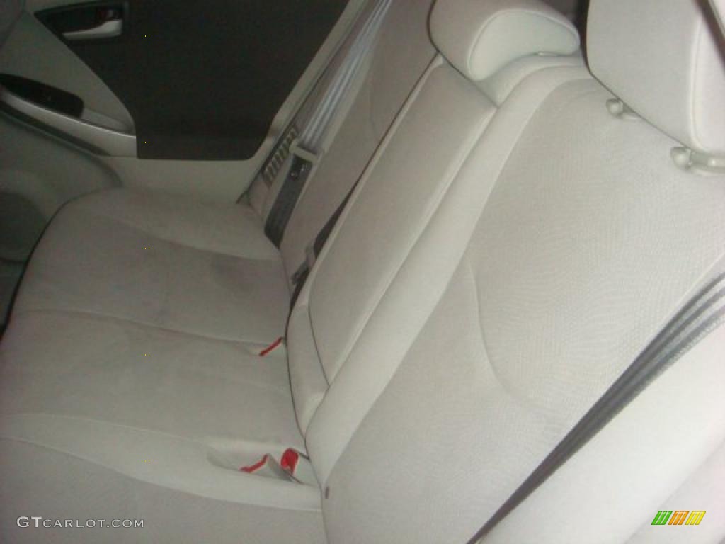 2010 Prius Hybrid III - Blizzard White Pearl / Misty Gray photo #15