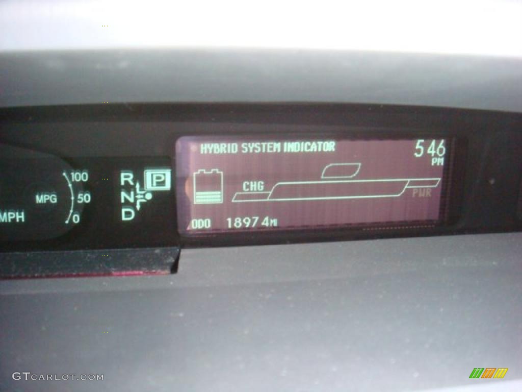 2010 Prius Hybrid III - Blizzard White Pearl / Misty Gray photo #22