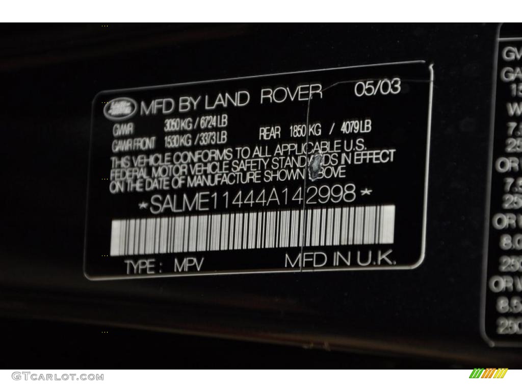 2004 Range Rover HSE - Adriatic Blue Metallic / Sand/Jet Black photo #8
