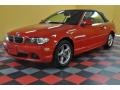 2005 Electric Red BMW 3 Series 325i Convertible  photo #2