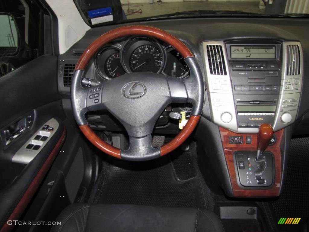 2008 Lexus RX 350 Black Dashboard Photo #40063231