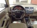 Beige 2002 Honda Civic EX Coupe Dashboard