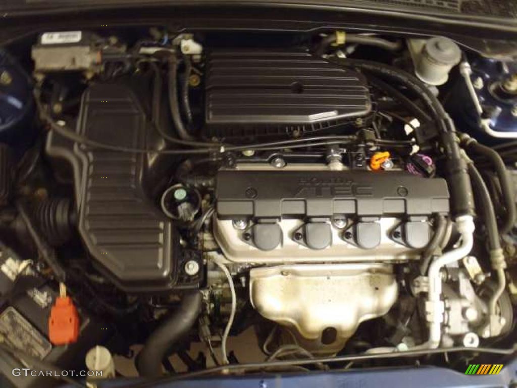 2002 Honda Civic EX Coupe 1.7 Liter SOHC 16-Valve 4 Cylinder Engine Photo #40067063