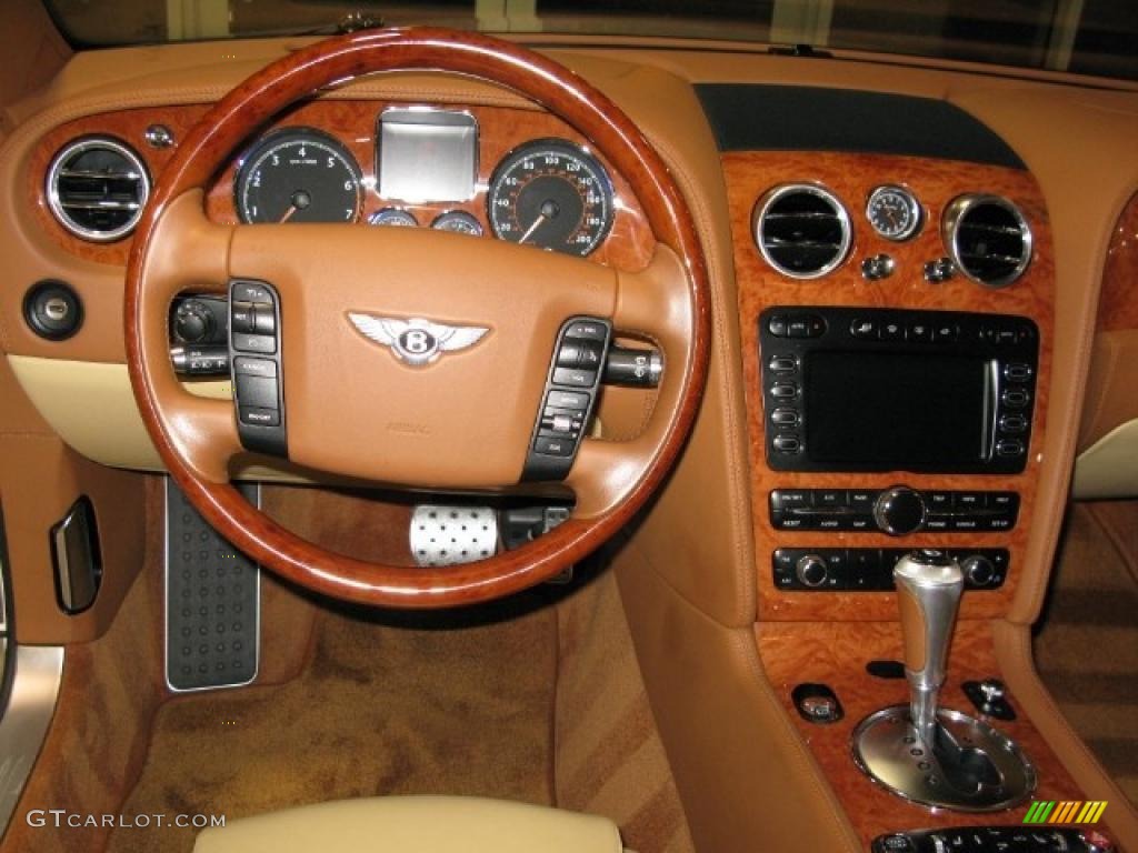 2007 Bentley Continental GT Mulliner Saffron Dashboard Photo #40067191
