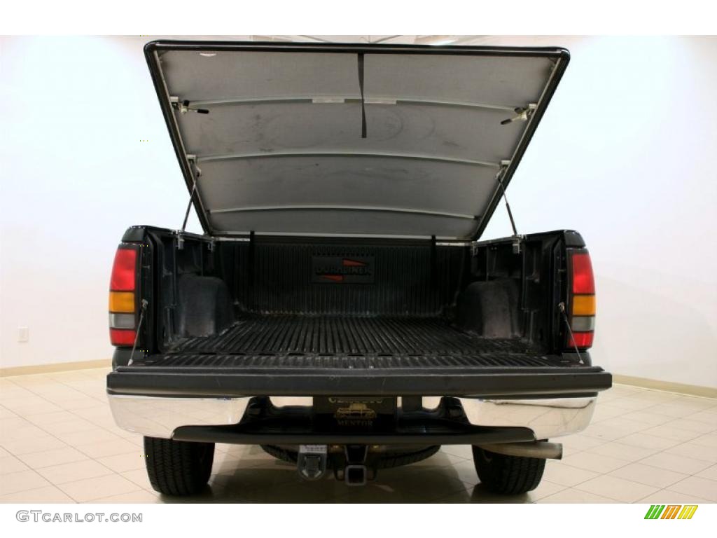 2005 Sierra 1500 Z71 Extended Cab 4x4 - Onyx Black / Dark Pewter photo #25