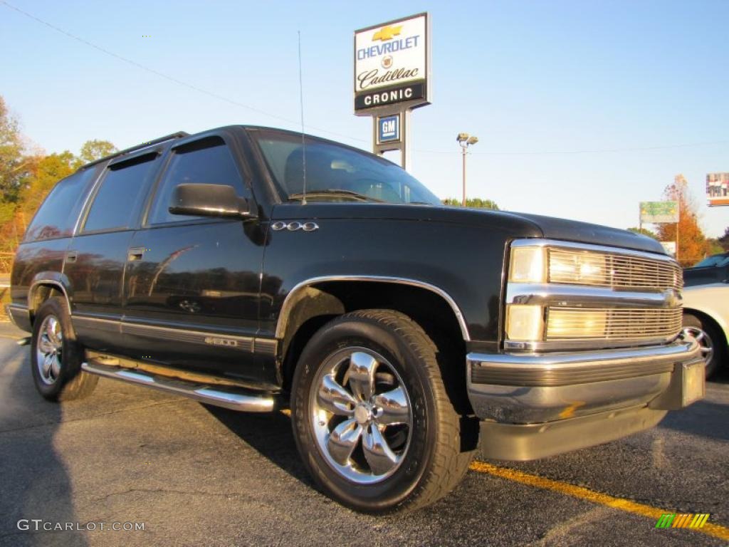 1995 Tahoe LT - Onyx Black / Tan photo #1