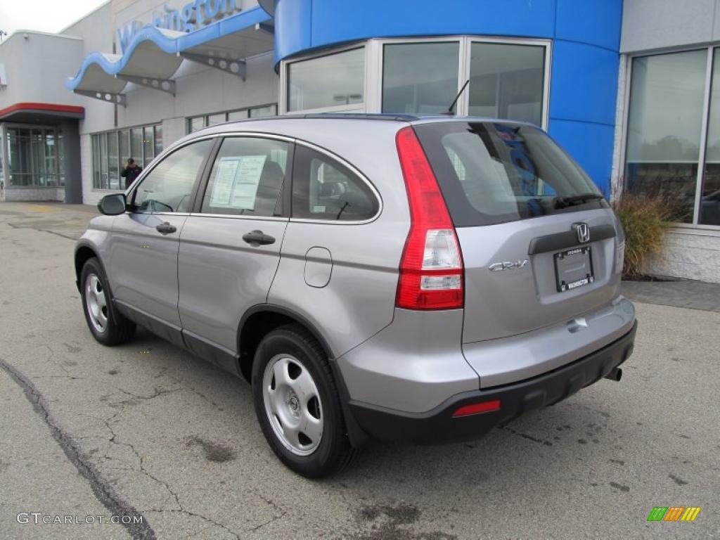 2008 CR-V LX - Whistler Silver Metallic / Black photo #4