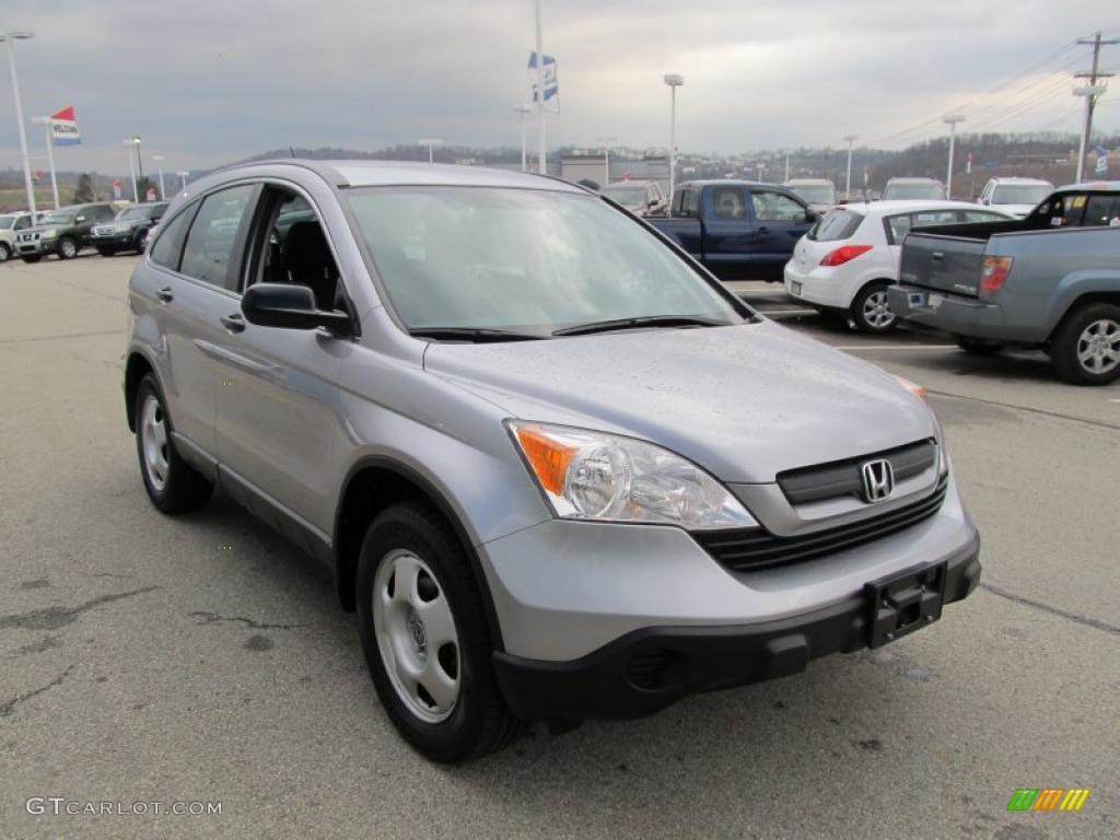 2008 CR-V LX - Whistler Silver Metallic / Black photo #9