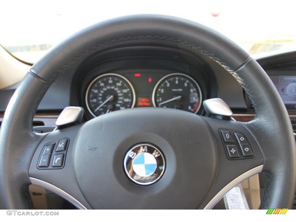 2008 3 Series 335i Sedan - Alpine White / Beige photo #23