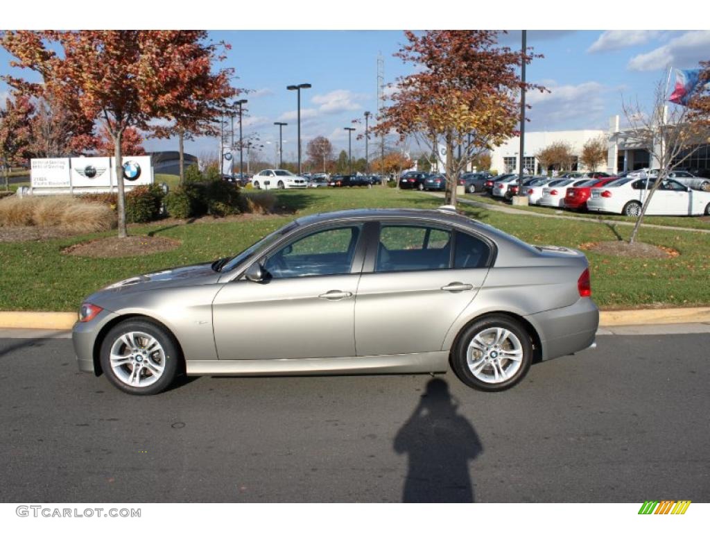 2008 3 Series 328xi Sedan - Platinum Bronze Metallic / Black photo #3