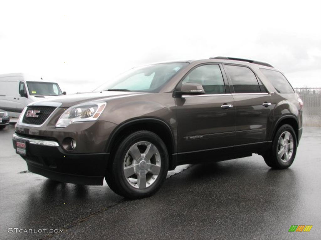 2008 Acadia SLT AWD - Medium Brown Metallic / Light Titanium photo #1