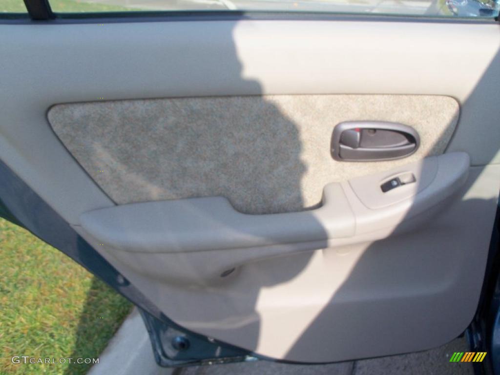 2001 Elantra GLS - Ocean Blue / Beige photo #12