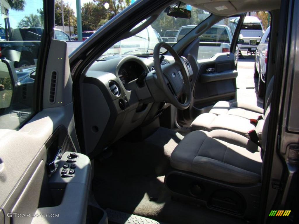 2005 F150 XLT SuperCrew - Dark Shadow Grey Metallic / Medium Flint Grey photo #9