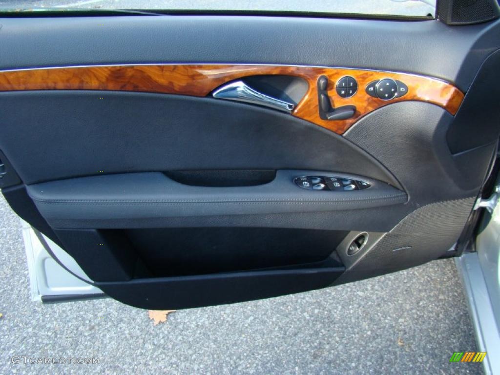 2008 Mercedes-Benz E 350 4Matic Wagon Black Door Panel Photo #40078115
