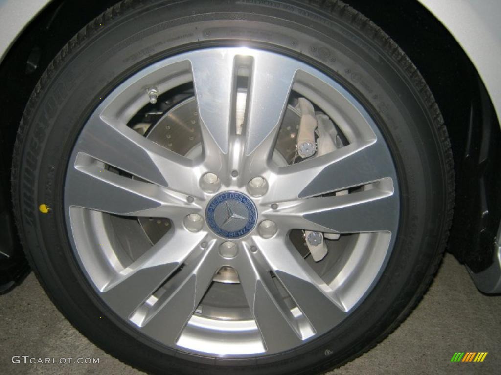 2011 E 350 BlueTEC Sedan - Iridium Silver Metallic / Black photo #6