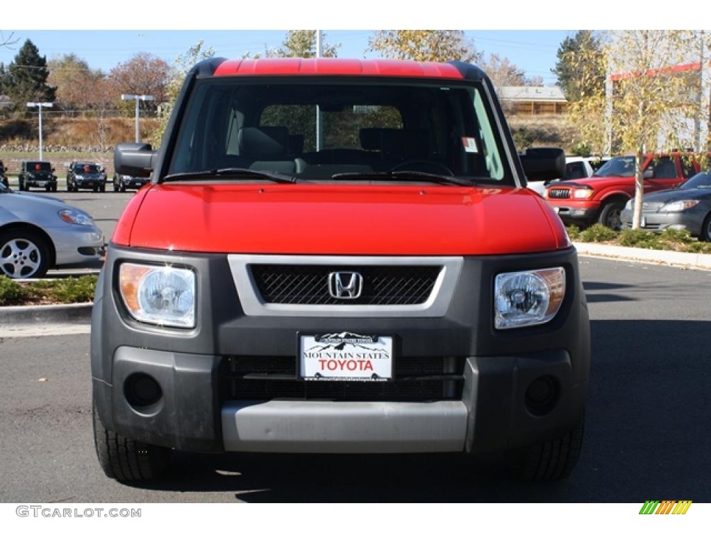 2005 Element EX AWD - Rallye Red / Black/Gray photo #6