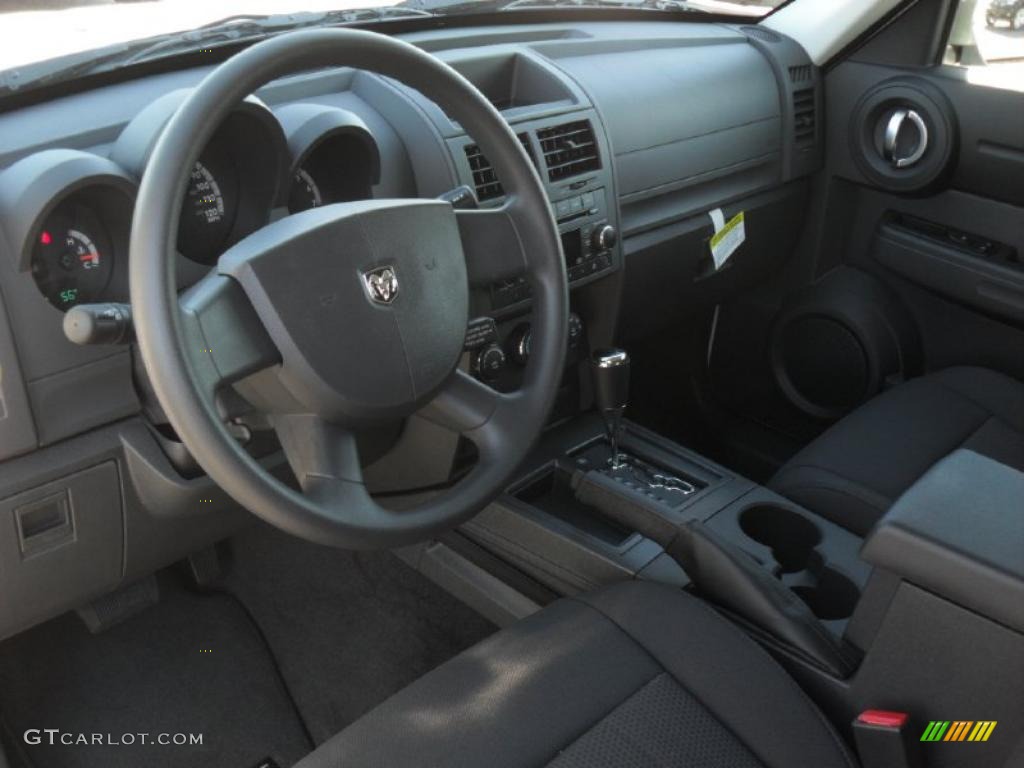 Dark Slate Gray Interior 2011 Dodge Nitro Heat Photo #40079503