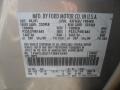 BQ: Light Parchment Gold Metallic 2001 Ford Escape XLT V6 Color Code