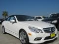 2011 Diamond White Metallic Mercedes-Benz E 550 Cabriolet  photo #1