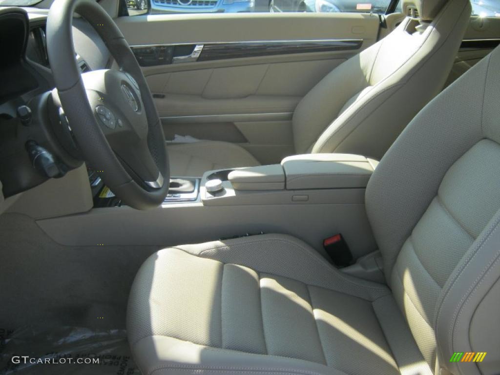 Almond/Mocha Interior 2011 Mercedes-Benz E 350 Cabriolet Photo #40079807
