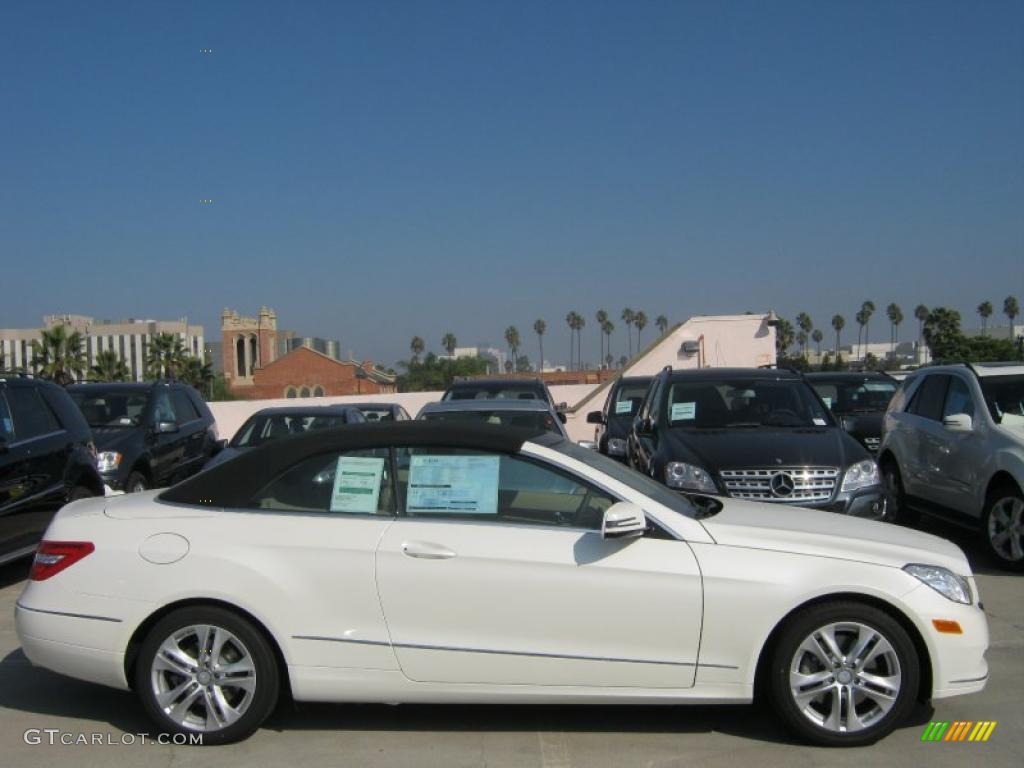 Diamond White Metallic 2011 Mercedes-Benz E 350 Cabriolet Exterior Photo #40079875