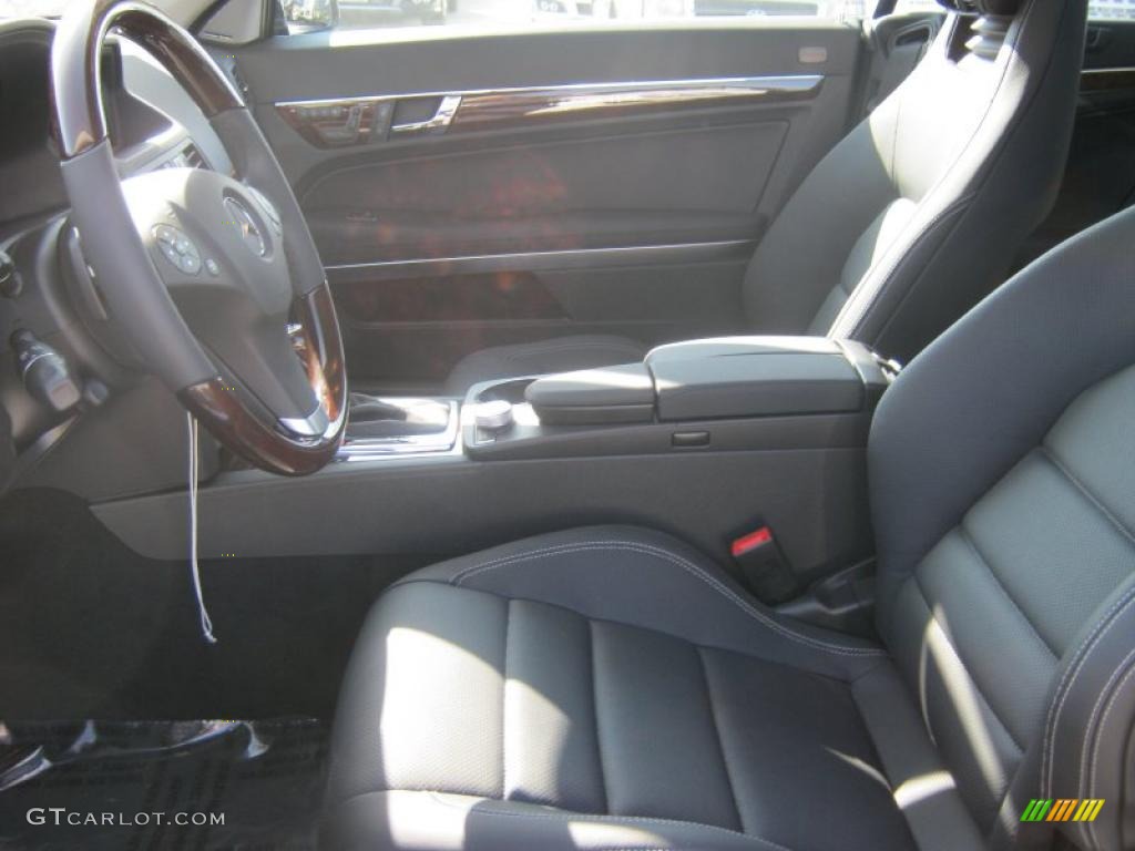 Black Interior 2011 Mercedes-Benz E 350 Cabriolet Photo #40079991