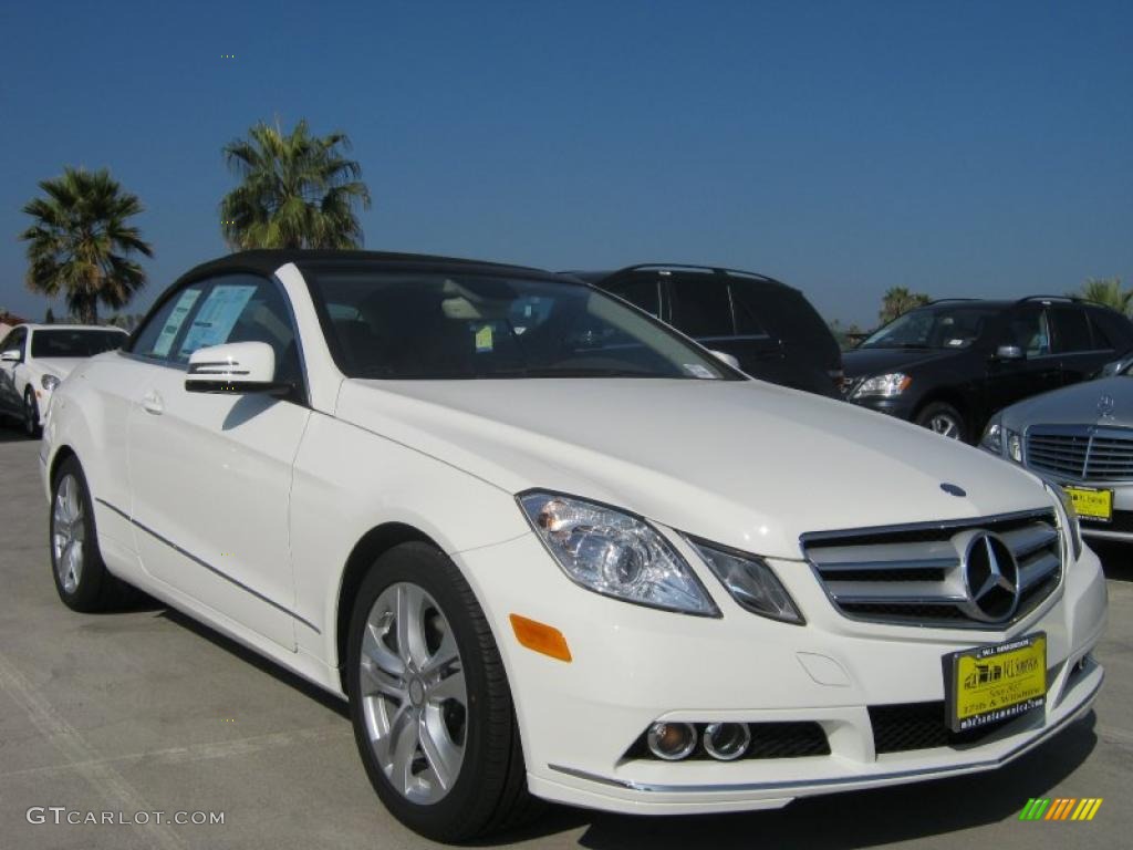 Arctic White 2011 Mercedes-Benz E 350 Cabriolet Exterior Photo #40080031