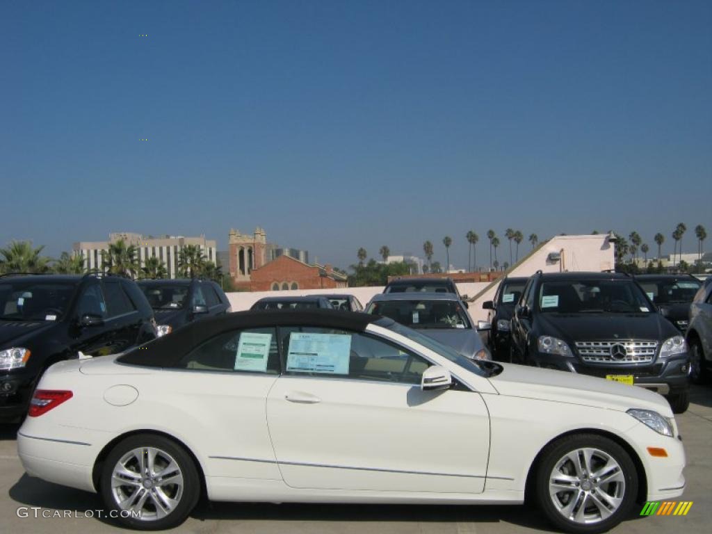 Arctic White 2011 Mercedes-Benz E 350 Cabriolet Exterior Photo #40080047