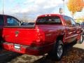 2008 Inferno Red Crystal Pearl Dodge Dakota SLT Crew Cab 4x4  photo #4