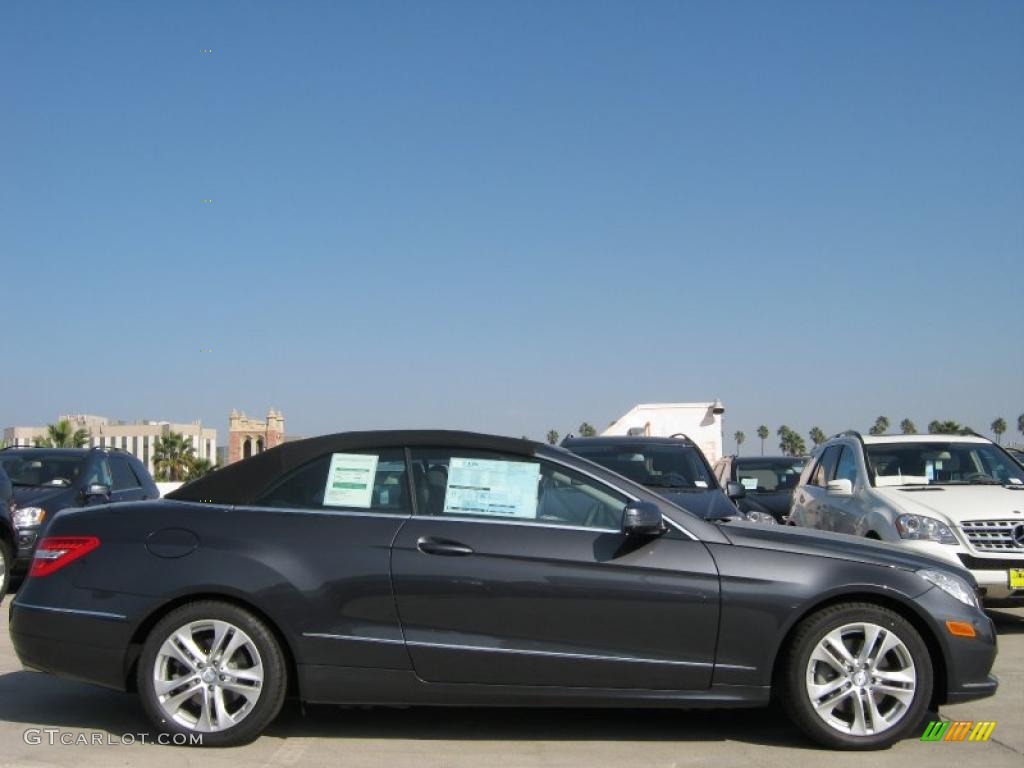 Steel Grey Metallic 2011 Mercedes-Benz E 350 Cabriolet Exterior Photo #40080135