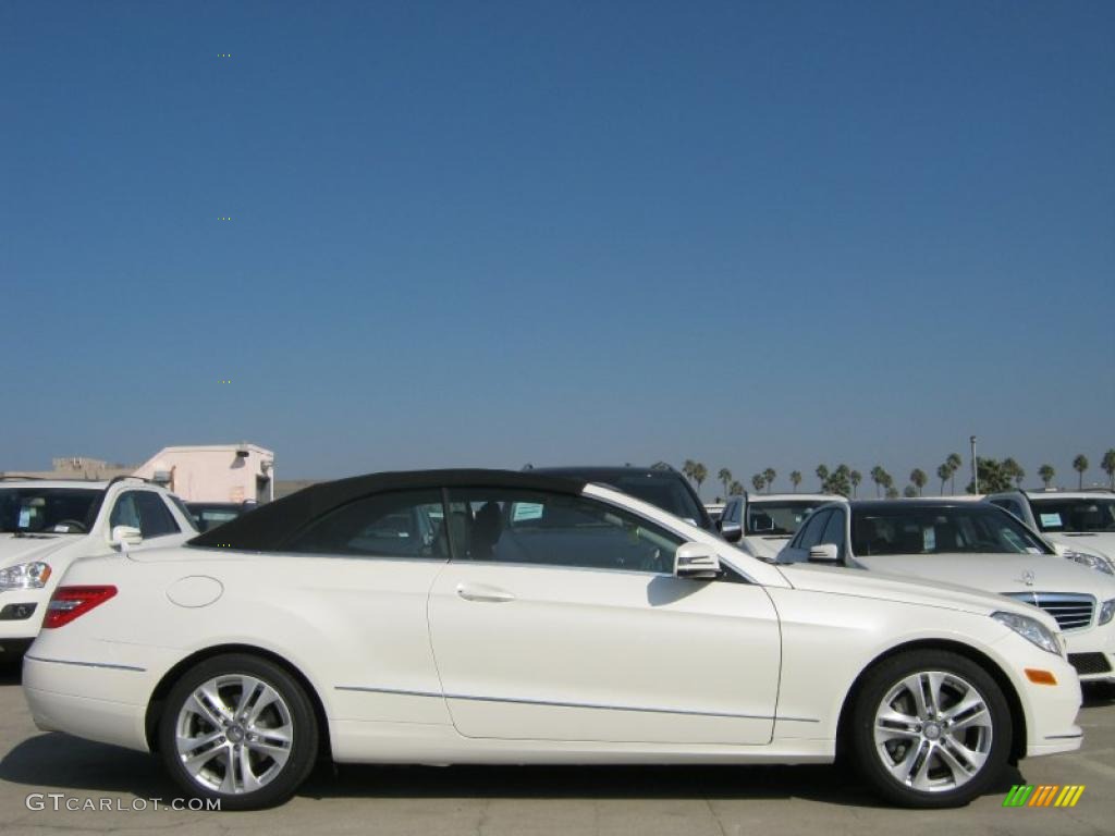Diamond White Metallic 2011 Mercedes-Benz E 350 Cabriolet Exterior Photo #40080323